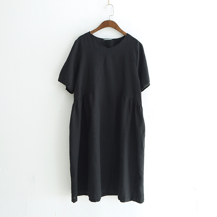 Váy Nữ Linen Phong Cách Nhật Bản
