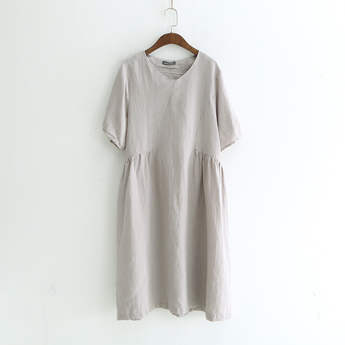 Váy Nữ Linen Phong Cách Nhật Bản