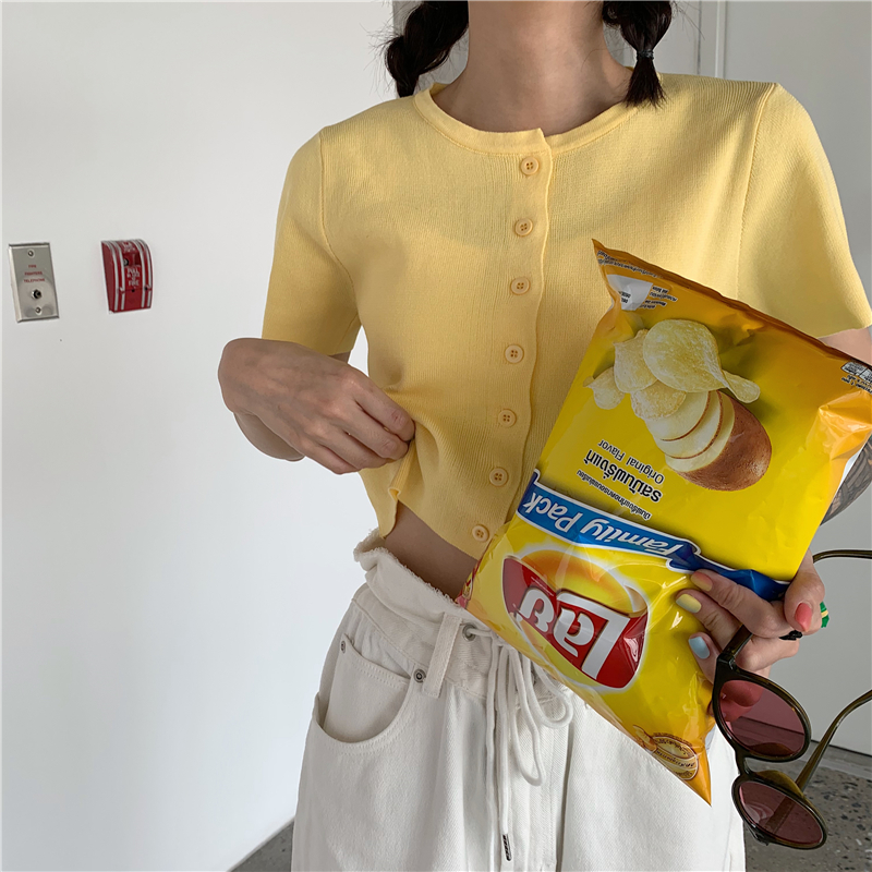 Áo Len Dệt Ngắn Tay 433
