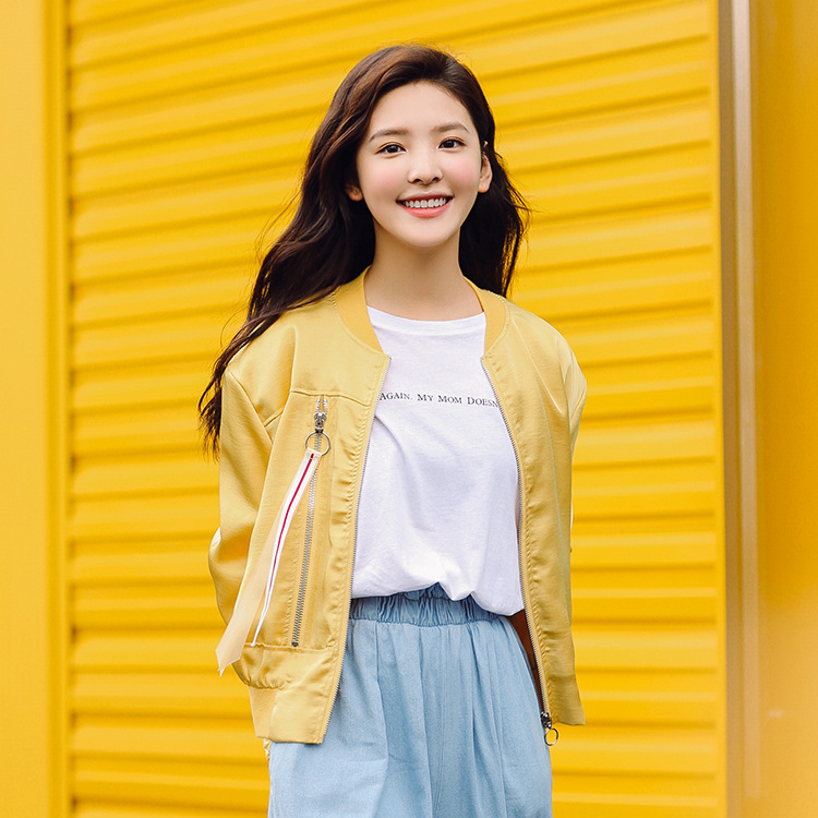 Áo Khoác Nữ Bomber Hàn Quốc