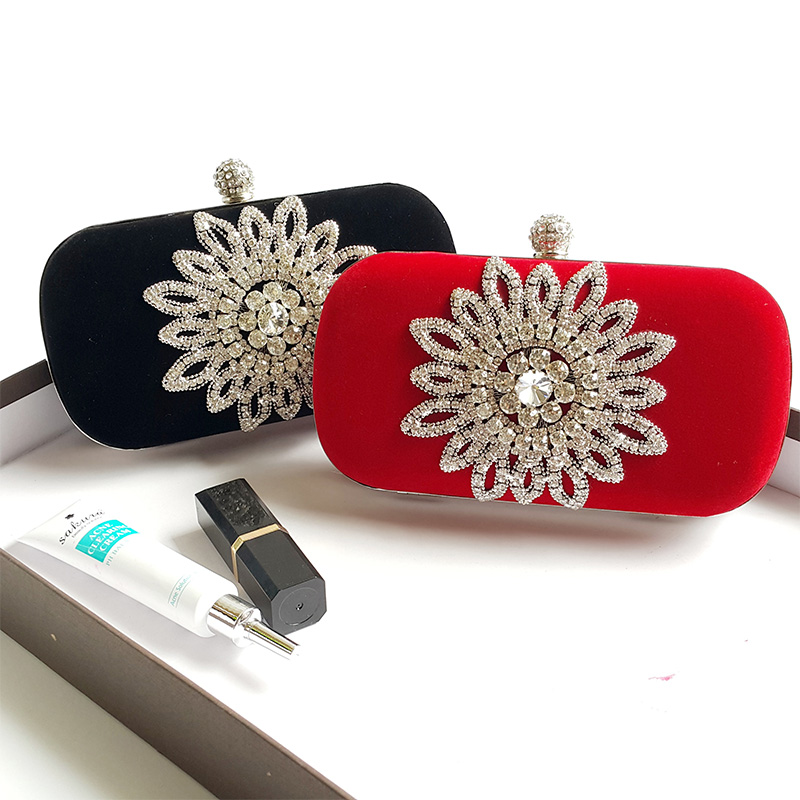 Clutch Nhung Cầm Tay Sang Trọng