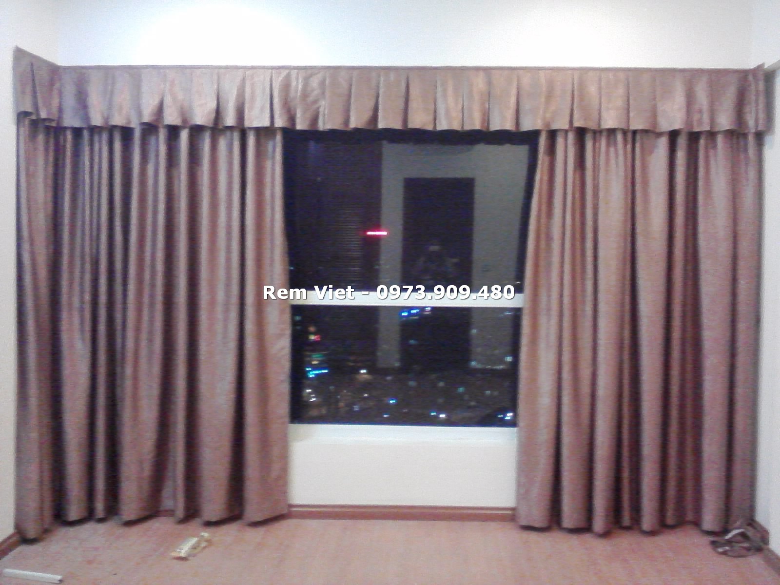Rèm vải cản nắng 1 lớp