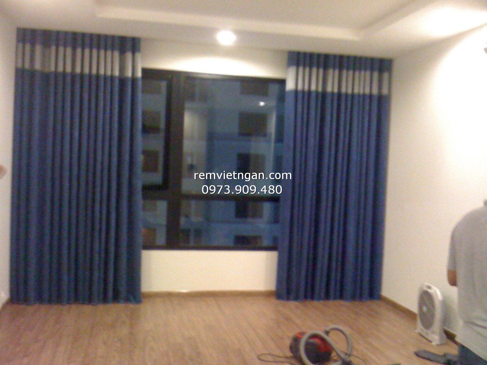 Rèm vải cản nắng 1 lớp