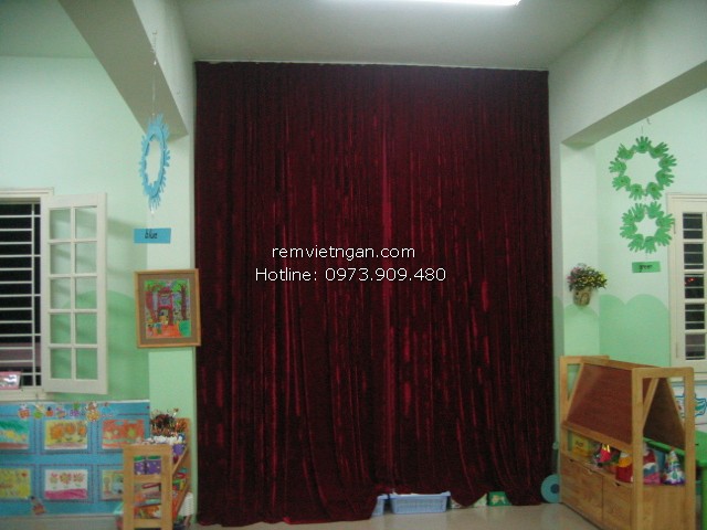 Phông hội trường Trường Mầm non