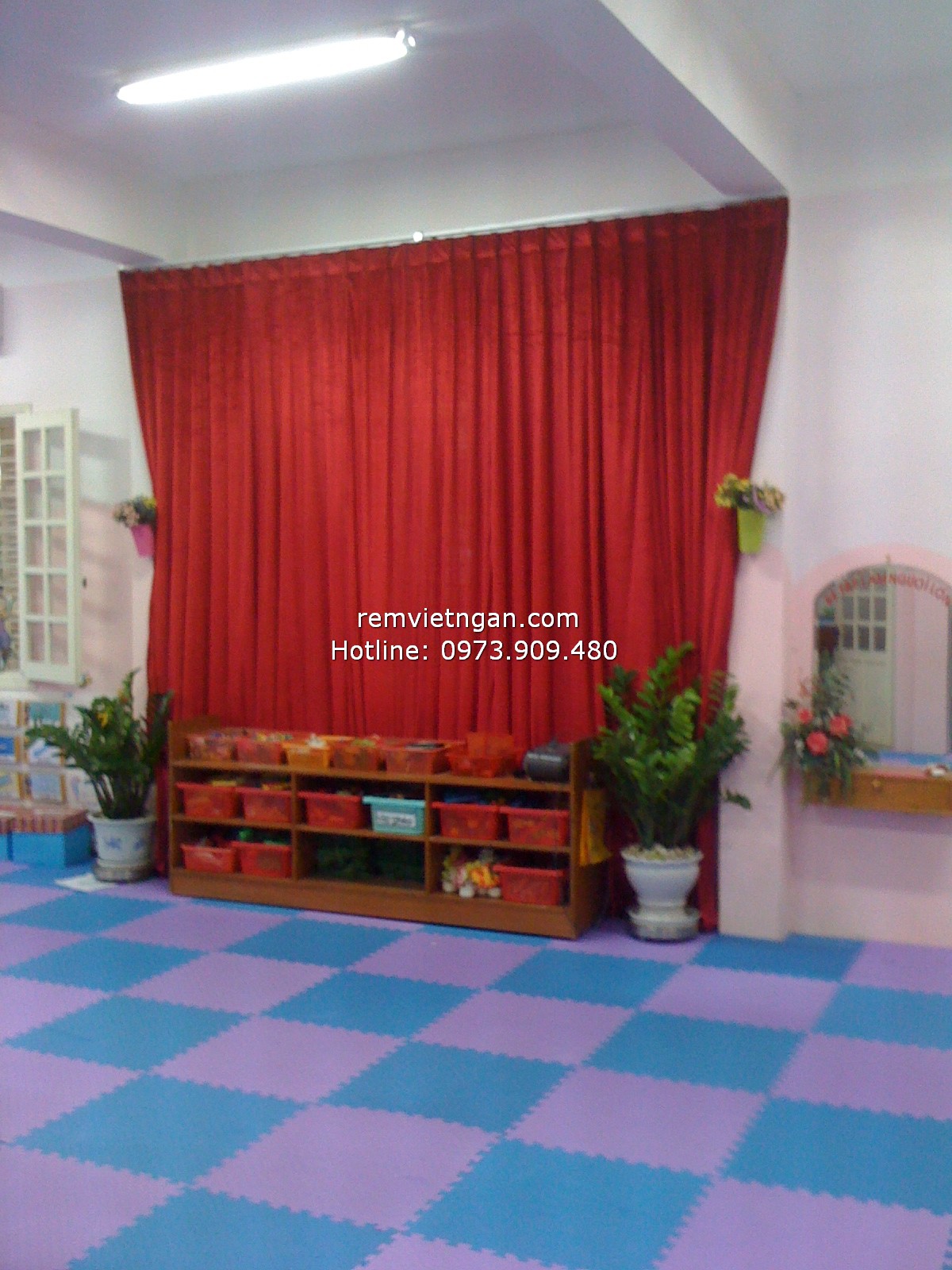 Phông hội trường Trường mầm non