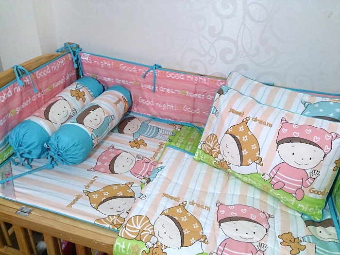 CHĂN GA GỐI TRẺ EM HÌNH BÚP BÊ 01
