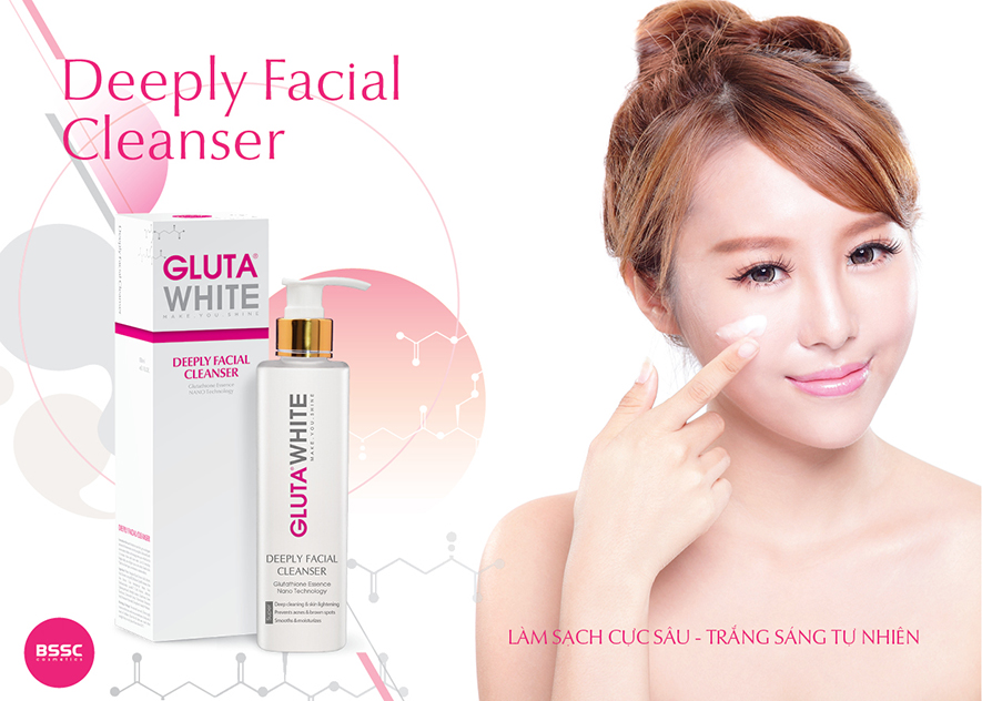SỮA RỬA MẶT SẠCH SÂU GLUTA WHITE - 1