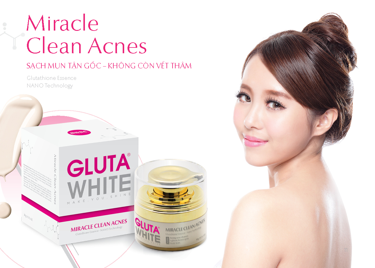 KEM SẠCH MỤN TẬN GỐC GLUTA WHITE - 2
