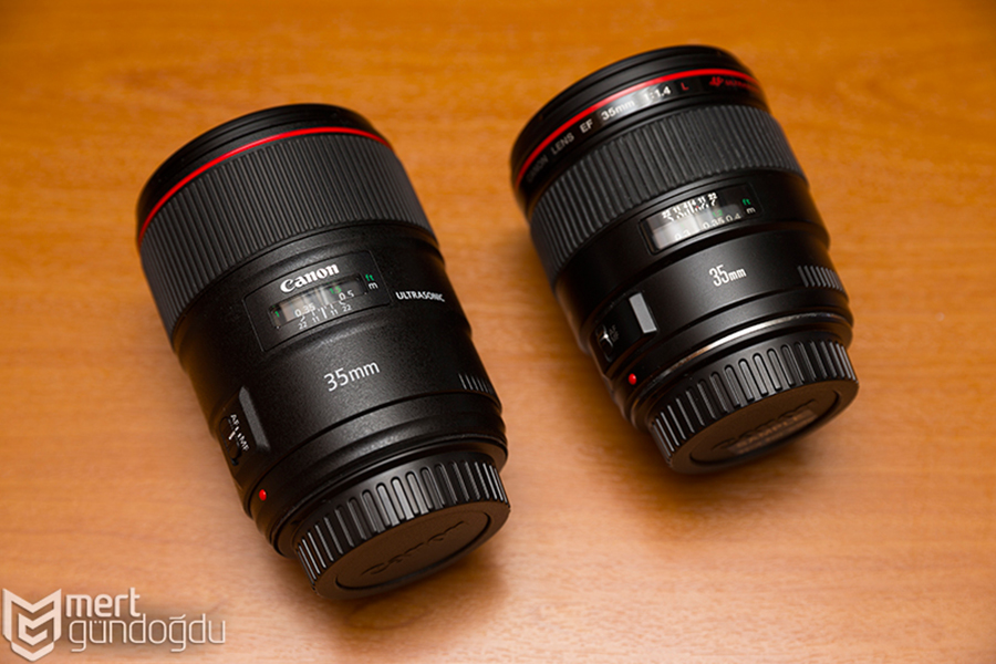 So sánh cấu hình 02 ống kính: Canon EF 35MM F/1.4L II USM với Canon EF 35MM F/1.4L USM