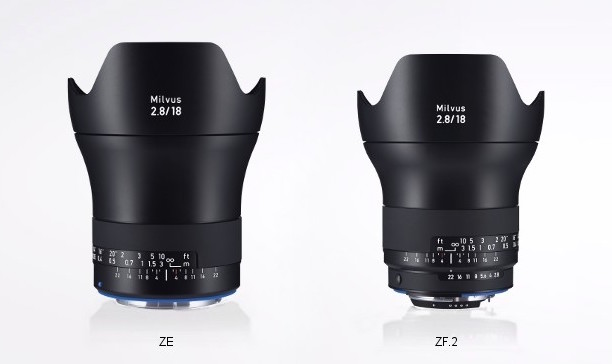 ZEISS giới thiệu 3 ống kính mới thuộc dòng Milvus: 2 góc siêu rộng và 1 tele, giá từ $2199