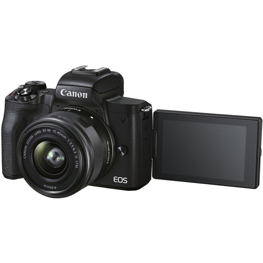 Máy ảnh Canon EOS M50 Mark II (Black) + Kit 15-45mm f/3.5-6.3 IS STM