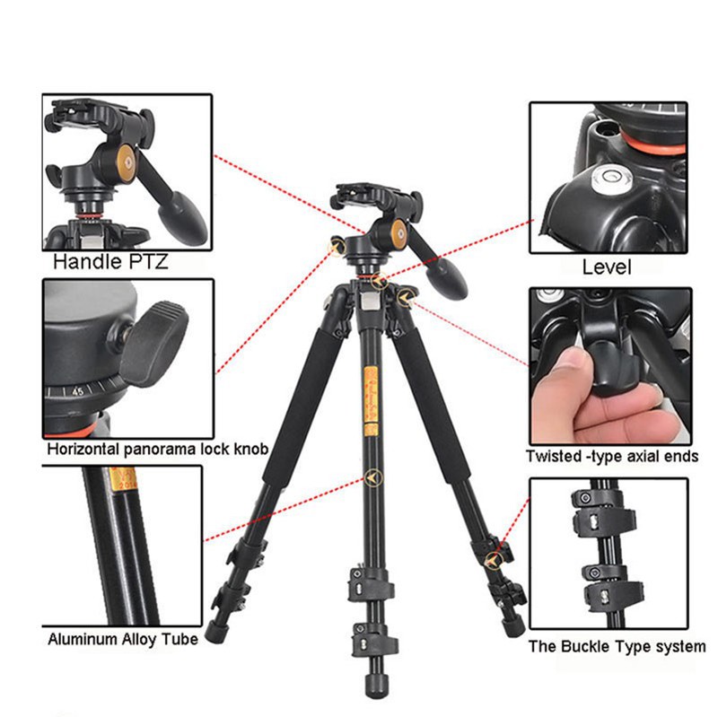 Chân máy ảnh Tripod Beike Q303 chính hãng