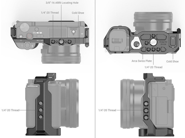 SmallRig Cage 3538 cho Sony ZV-E10, Mới 100%