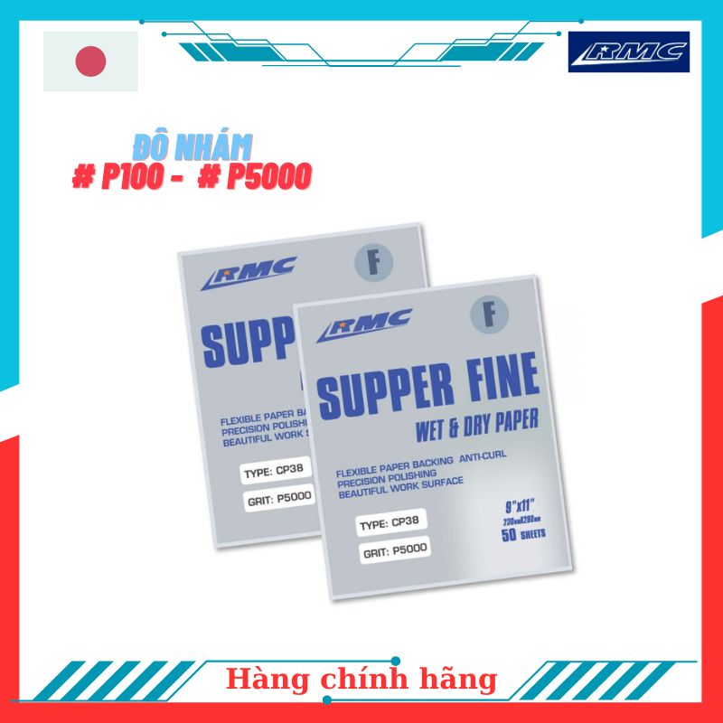 Giấy nhám tờ #400 RMC CP38 - Nhật Bản