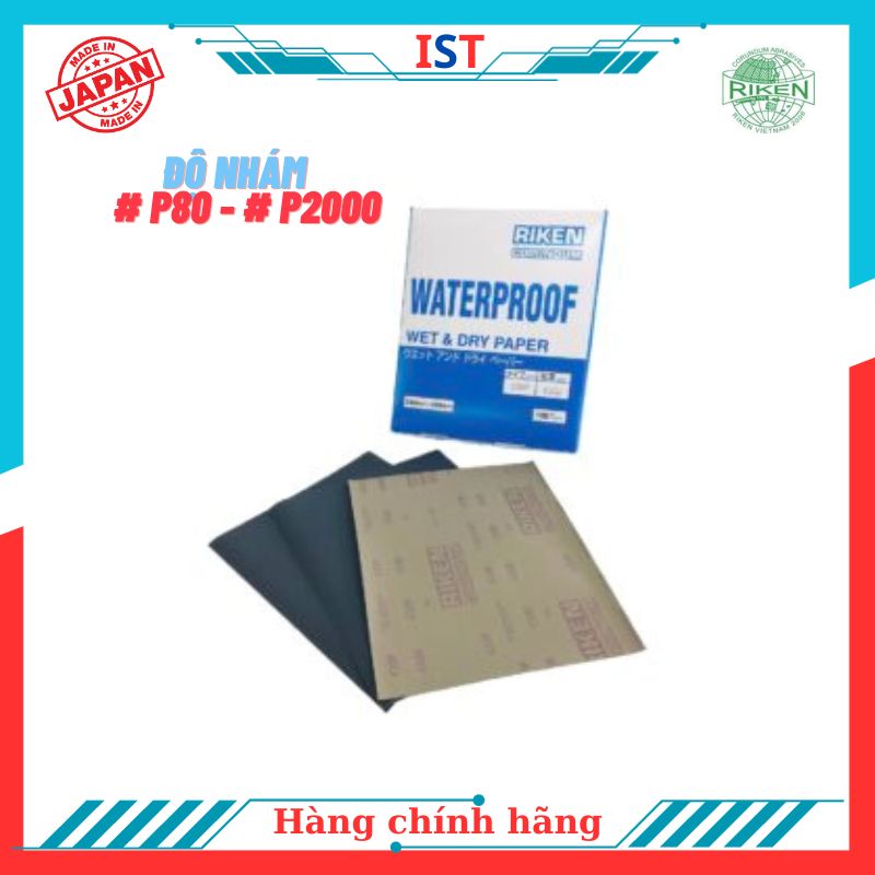 Giấy nhám tờ #800 Riken C32P - Nhật Bản