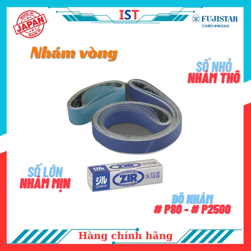 Giấy nhám vòng #100 Sankyo-Fujistar - Nhật Bản