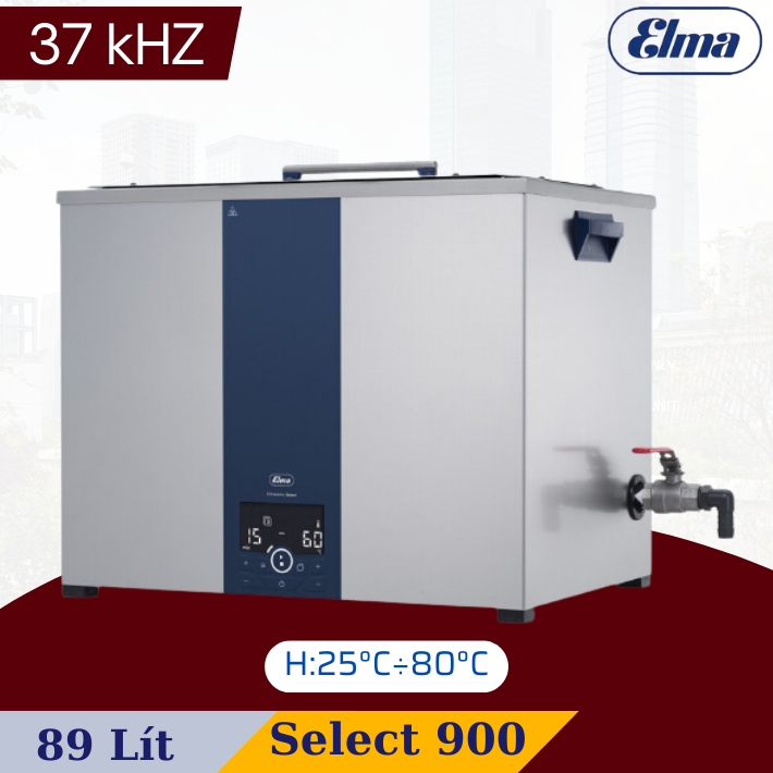 Bể rửa siêu âm Elma Select 900 89L