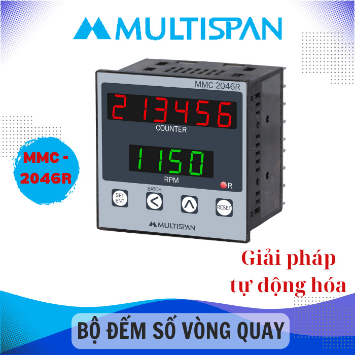 Bộ Đếm Số Vòng Quay Multispan MMC-2046RD