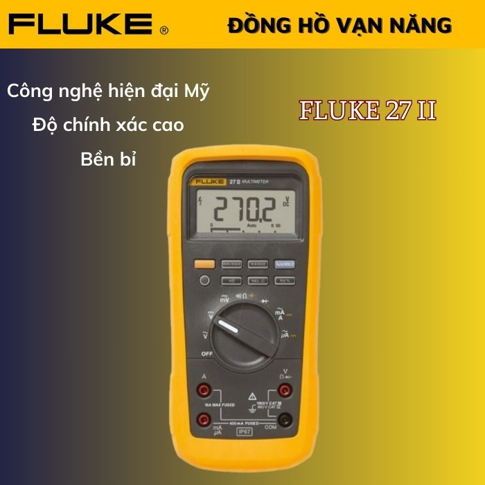 Đồng hồ vạn năng Fluke 27 II