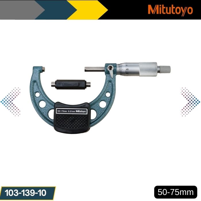Panme cơ khí đo ngoài Mitutoyo 103-139-10 (50-75mm)