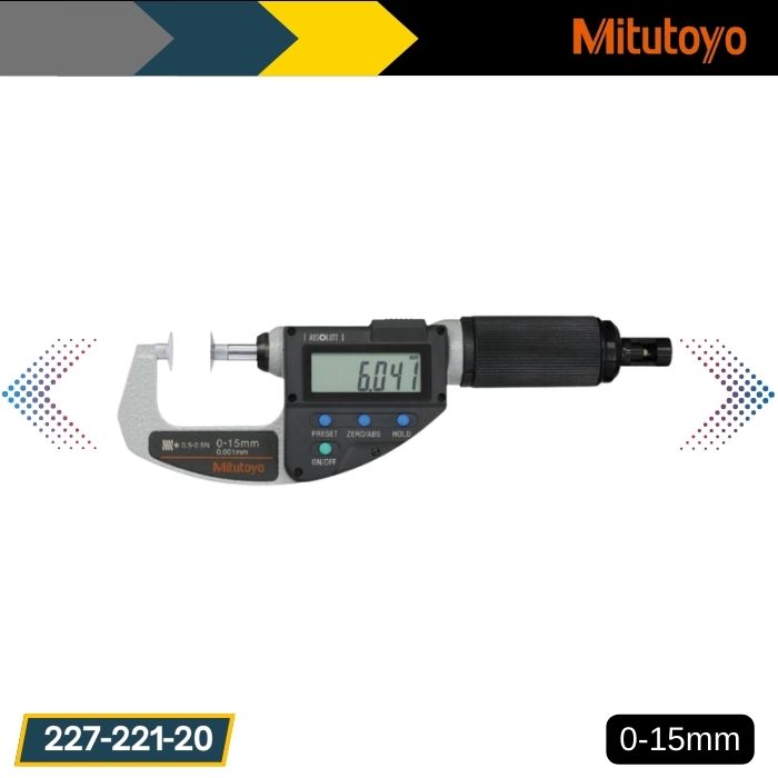 Panme điện tử đo ngoài Mitutoyo 227-221-20 (0 - 15mm)