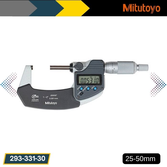 Panme điện tử đo ngoài Mitutoyo 293-331-30 (25-50mm / 1-2'')