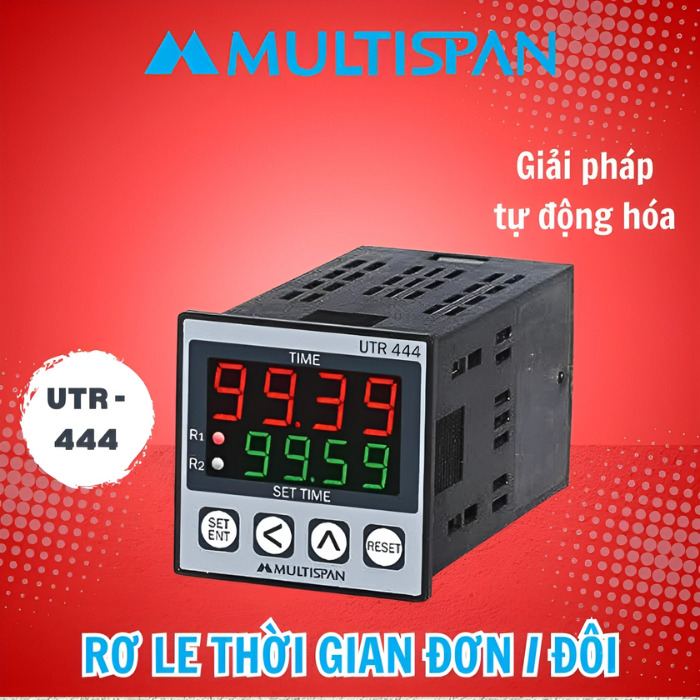 Rơ Le Thời Gian Đơn/Đôi Multispan UTR-444