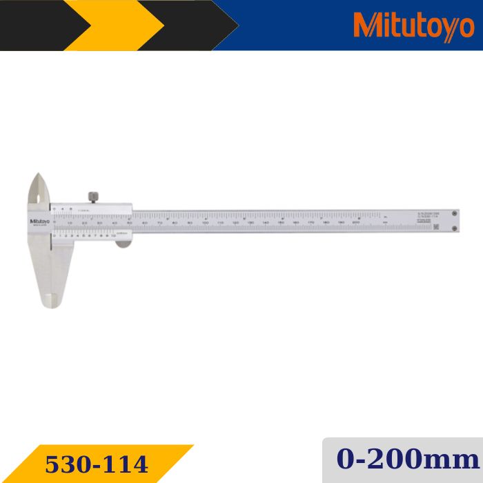 Thước cặp cơ khí Mitutoyo 530-114 (0-200mm/8''x0.05)