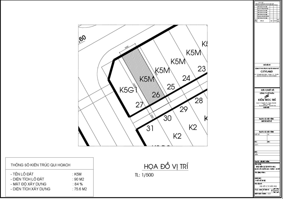 Mẫu K5M (90m2)