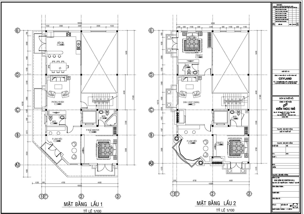 Mẫu K2G1 (192m2)