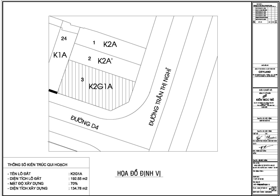 Mẫu K2G1A (192.55m2)