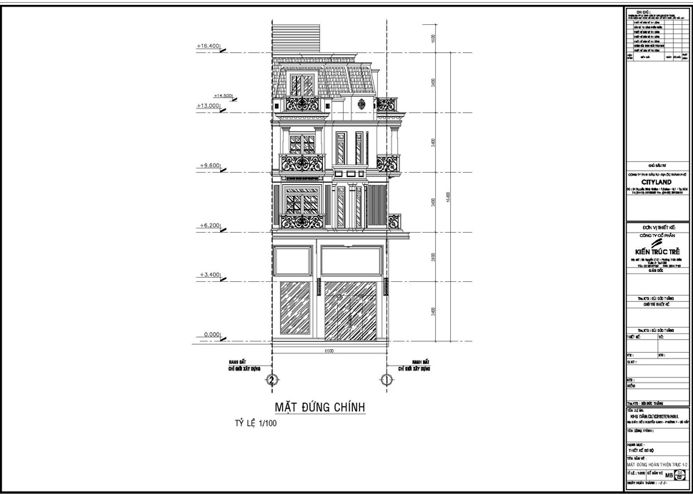 Mẫu K2G2M (100.29m2)