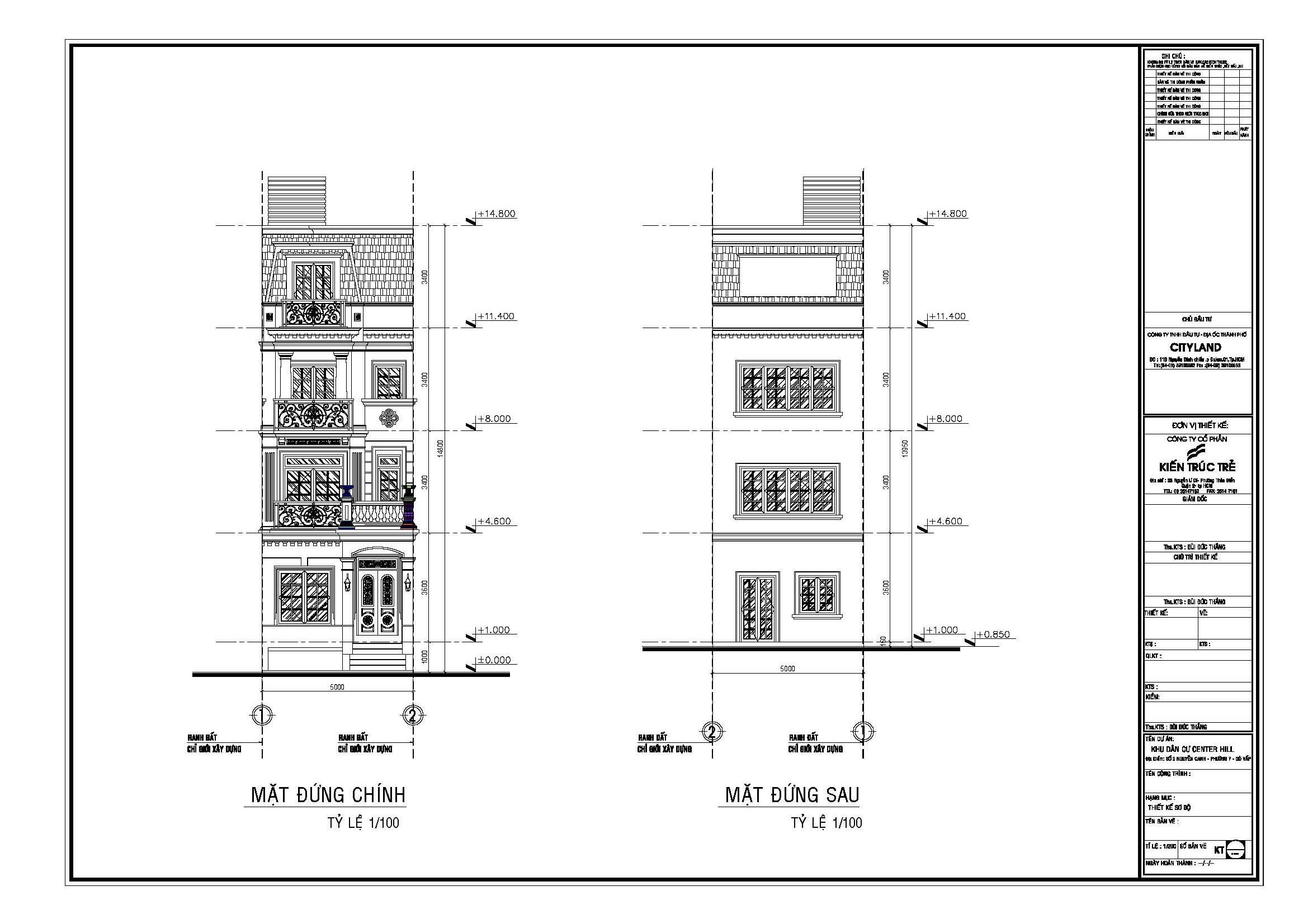 Mẫu K4 (100m2)