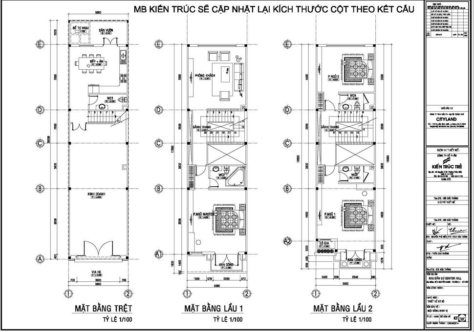 Mẫu K1 (100m2)