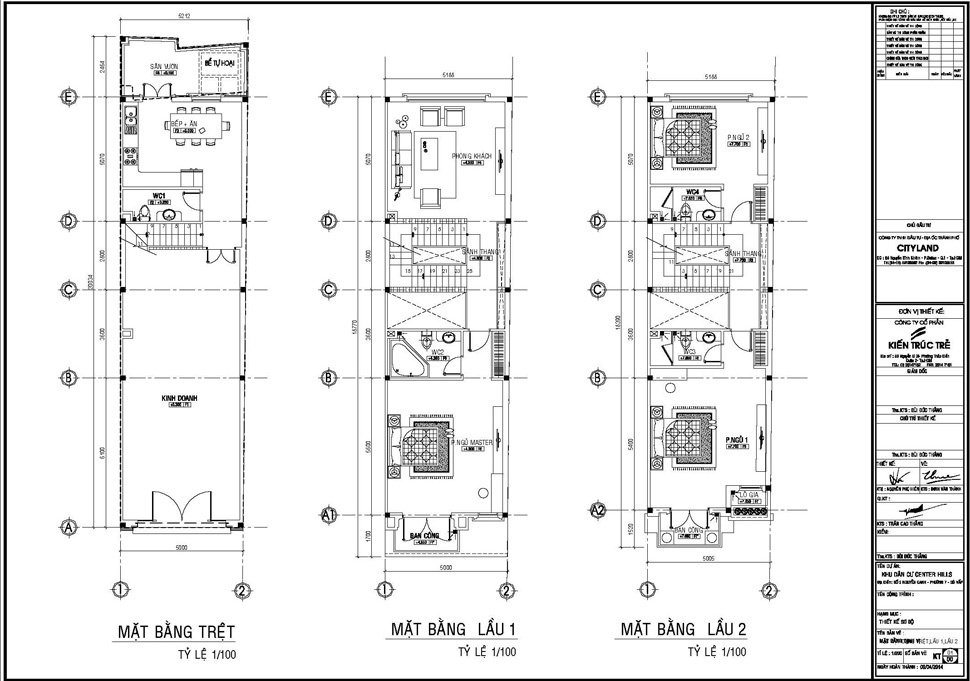 Mẫu K1A (101.25m2)