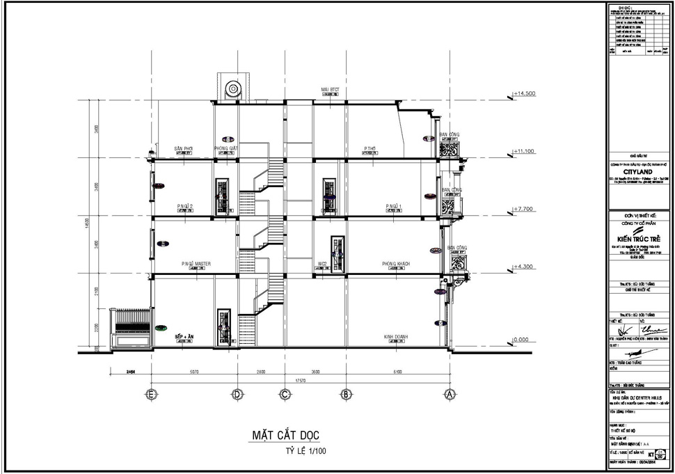 Mẫu K1A (101.25m2)