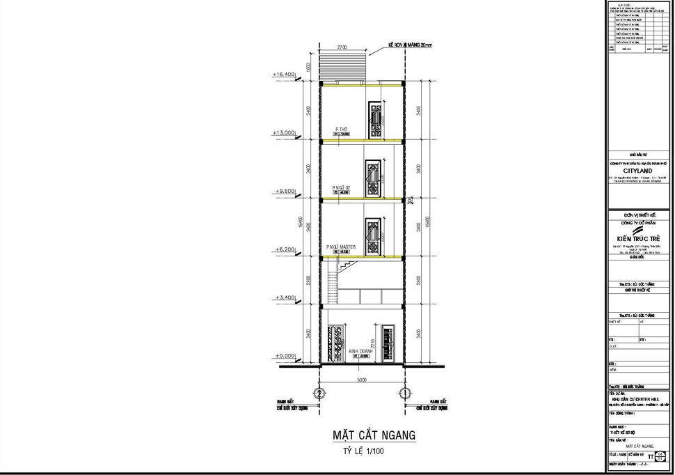 Mẫu K2M (100m2)