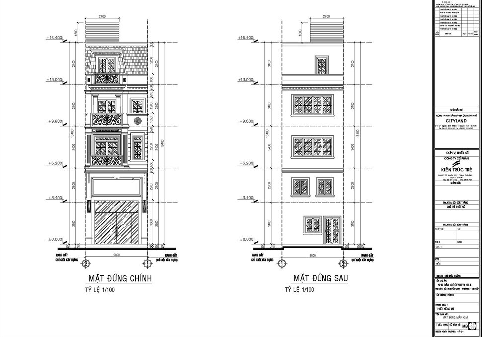 Mẫu K2M (100m2)