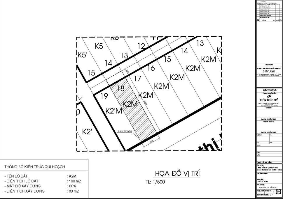 Mẫu K2M (100m2)