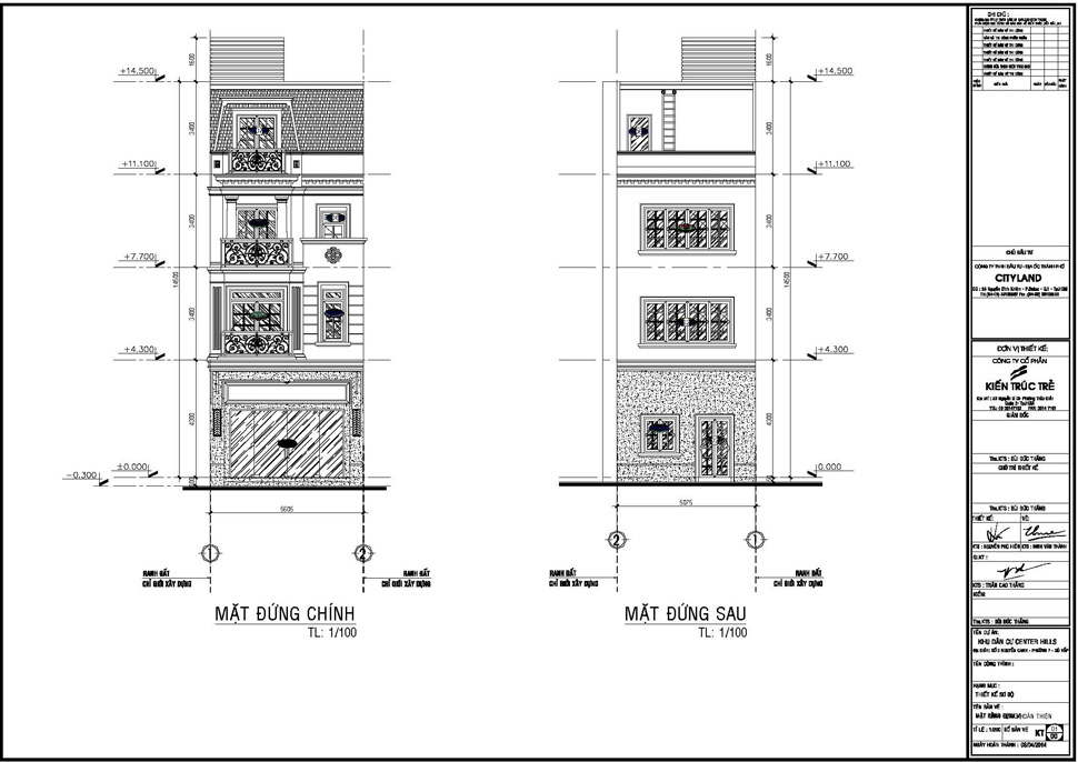 Mẫu K1G (105.99m2)