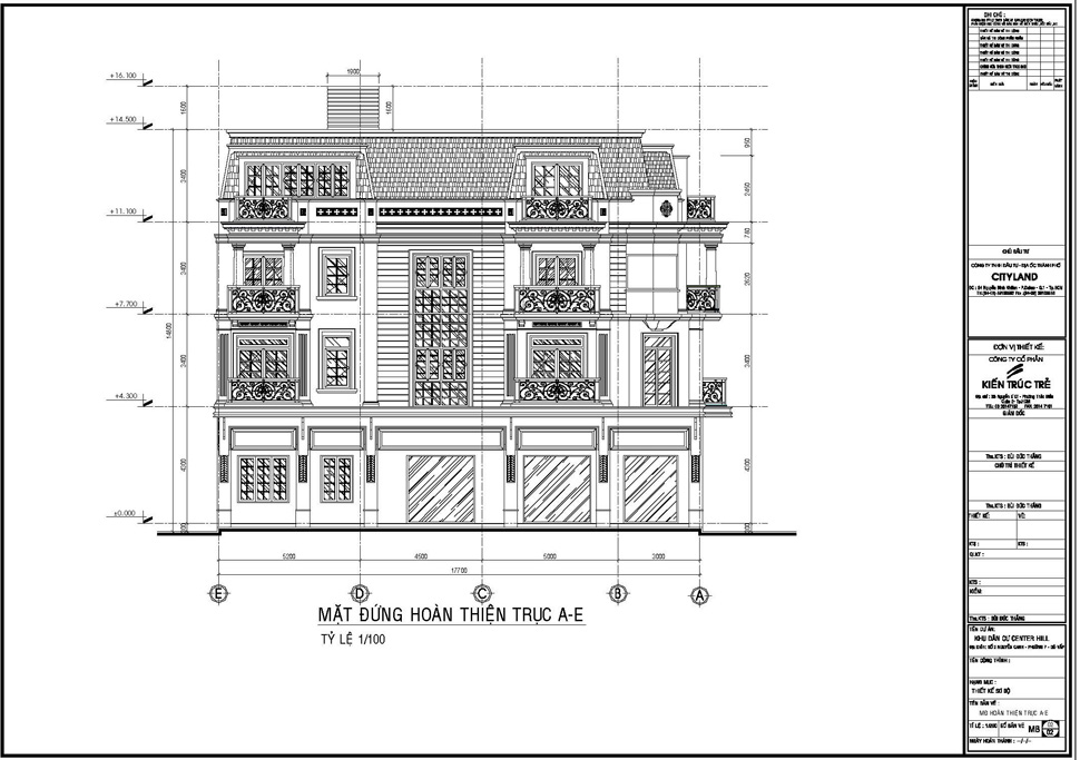 Mẫu K1G2M (99.50m2)