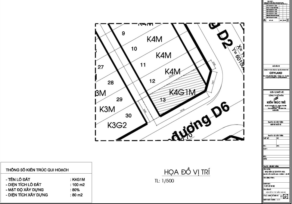 Mẫu K4G1M (100m2)