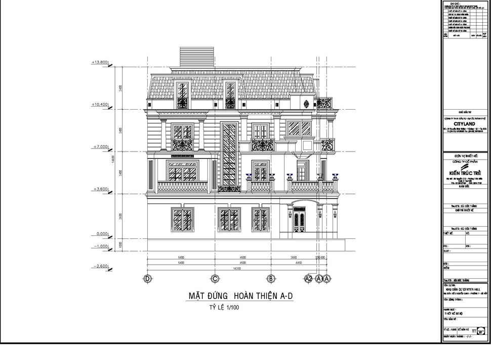 Mẫu K4G1M (100m2)