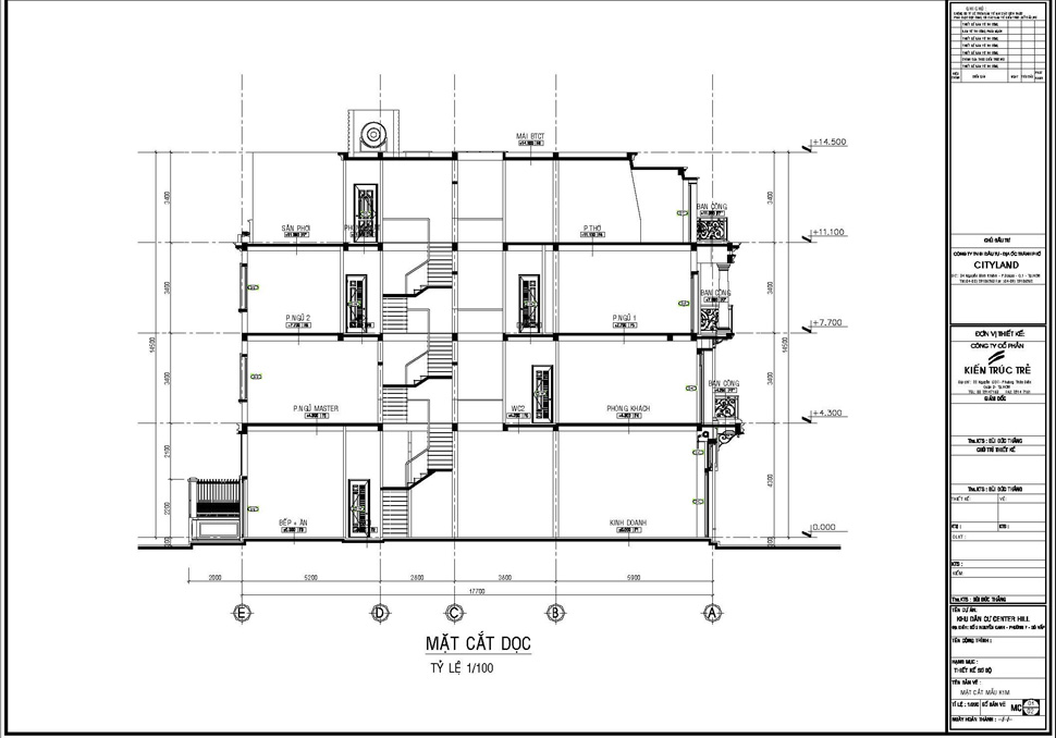 Mẫu K1M (99.50m2)