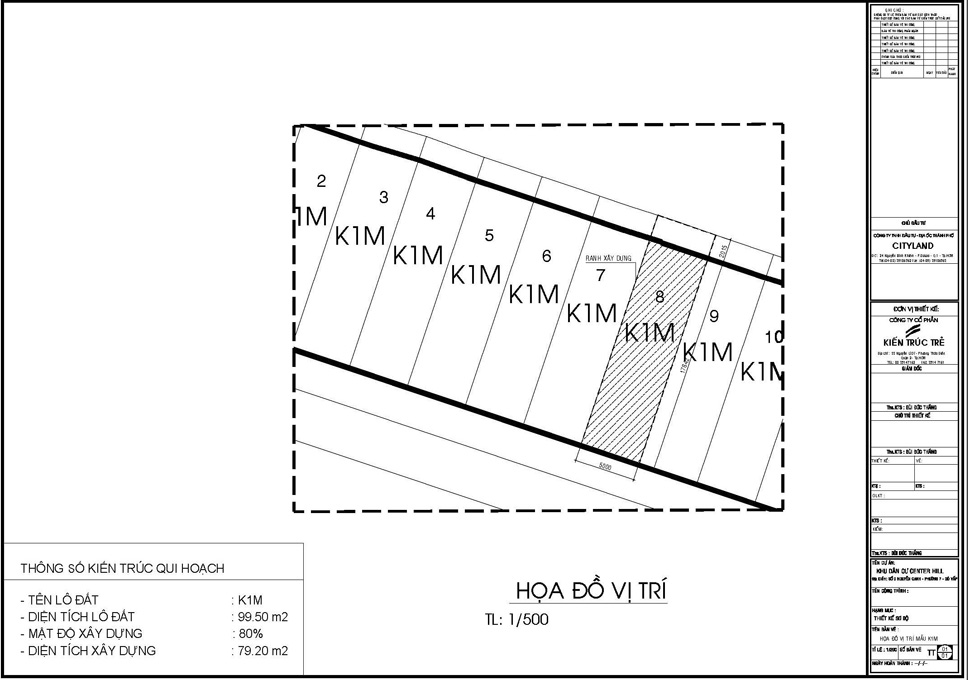 Mẫu K1M (99.50m2)