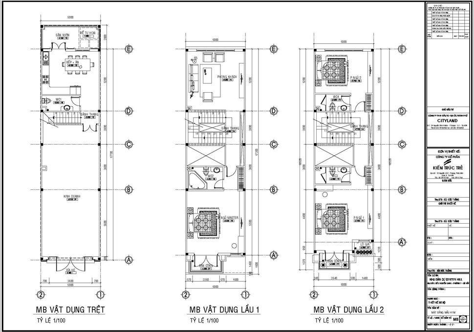 Mẫu K1M (99.50m2)