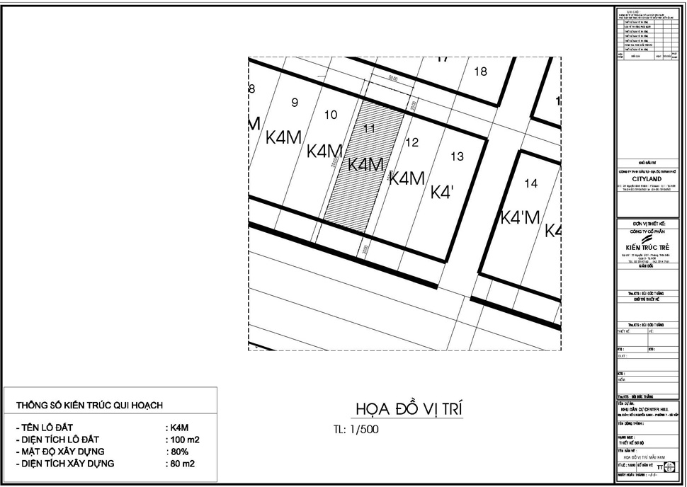 Mẫu K4M (100m2)