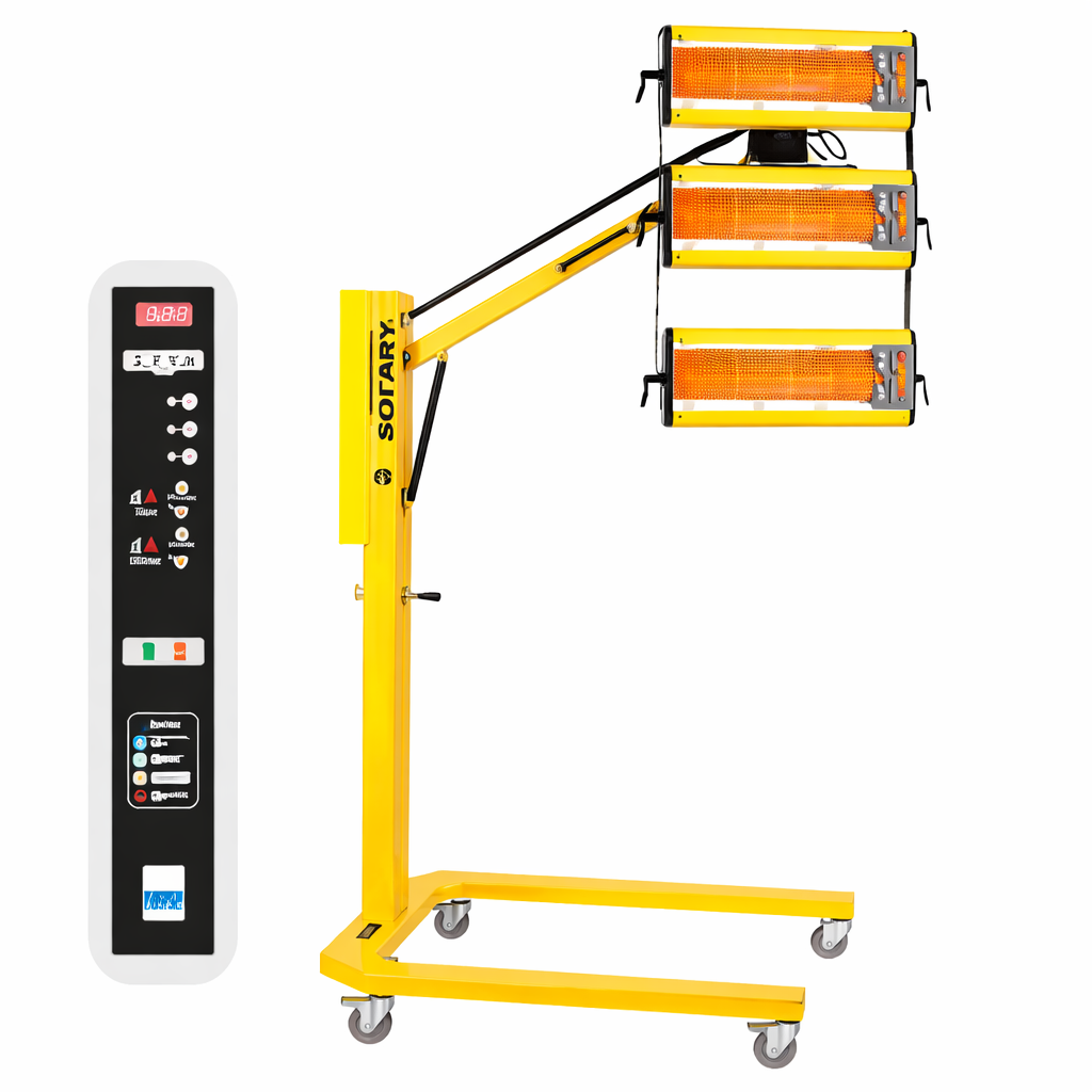 Đèn sấy sơn hồng ngoại 3 bóng Solary B3