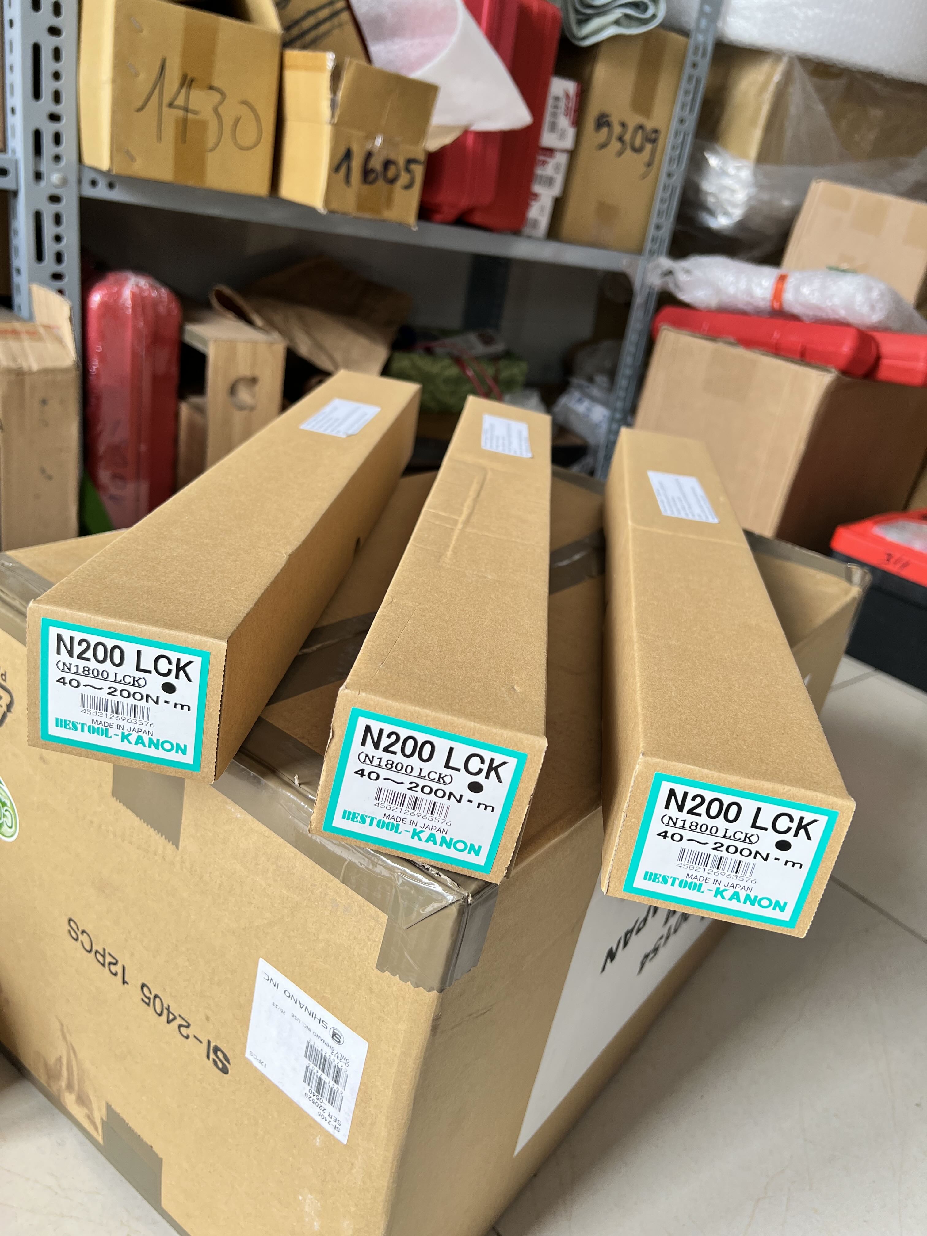 Cờ lê lực - Cần xiết lực đầu rời 40-200Nm Kanon N200LCK