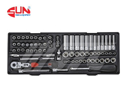 Bộ Tuýp, Khúc Nối Và Cần Xiết 1/4 " 73 Chi Tiết JTC K2734